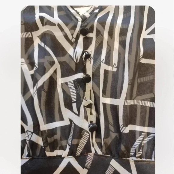 Anthropologie Equinox Pleated  Maxi Dress by Moulinette Soeurs Size 0 - Picture 9 of 10